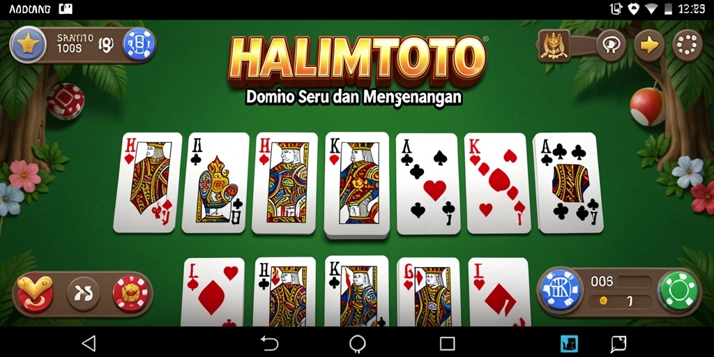 Tampilan gameplay HALIMTOTO yang seru dan interaktif.