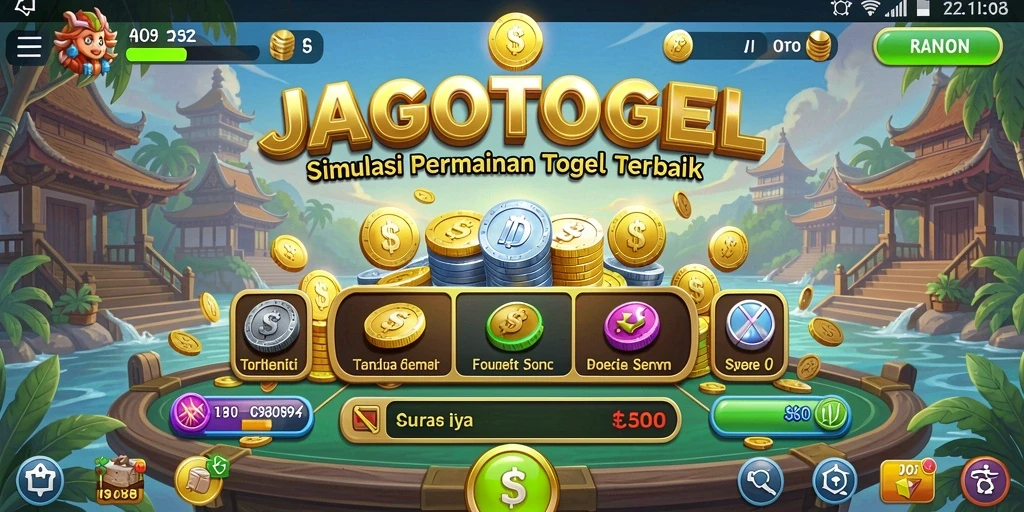 Tampilan gameplay JAGOTOGEL yang menarik dan interaktif.