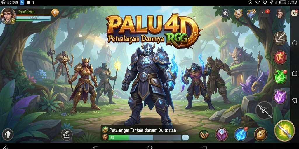 Tangkapan layar dari gameplay seru di dalam PALU4D.