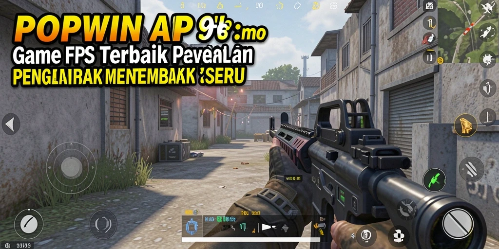 Tampilan gameplay POPWIN yang intens dengan grafik mendebarkan.