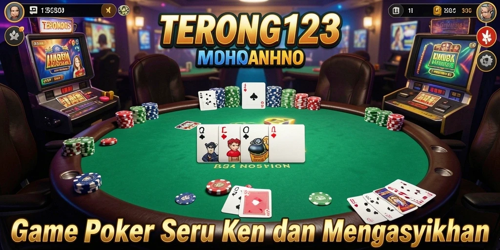 Gameplay poker yang seru dan mendebarkan di TERONG123.